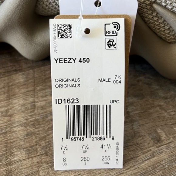 New! YEEZY 450 ID1623 STOFLA, Authentic - Picture 12 of 14